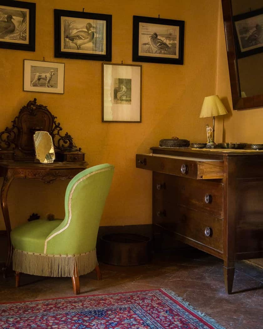 Cucina tradizionale di Casa Macchi con utensili originali